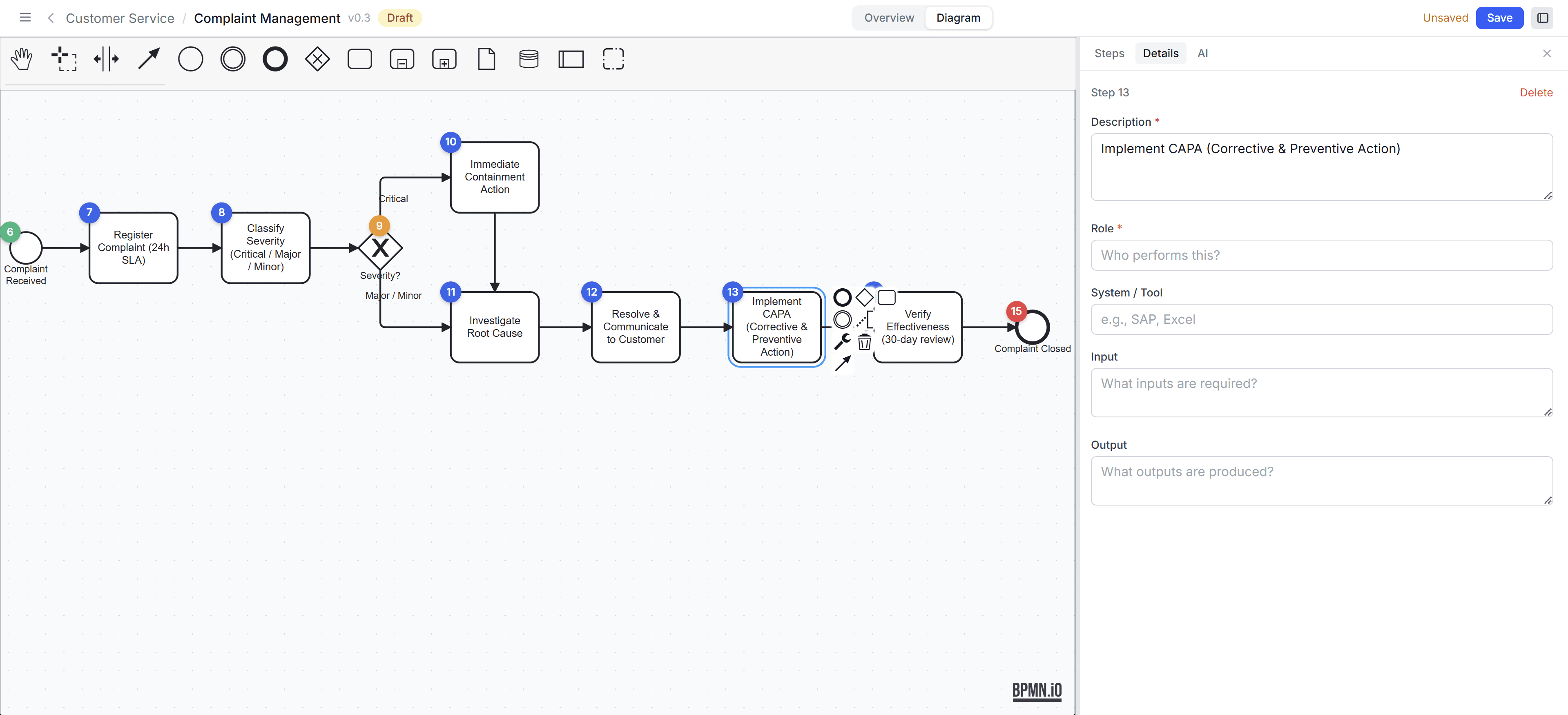 BPMN Editor